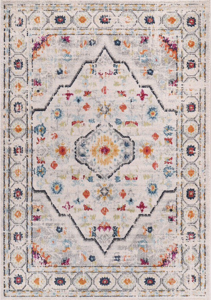 GERMANICA Most Selling Vintage Area Rugs for Living Room, Bedroom, Kitchen - Traditional Turkish Orıental Carpet - Cream - Classicl Desıgn Rug Vintage 7655