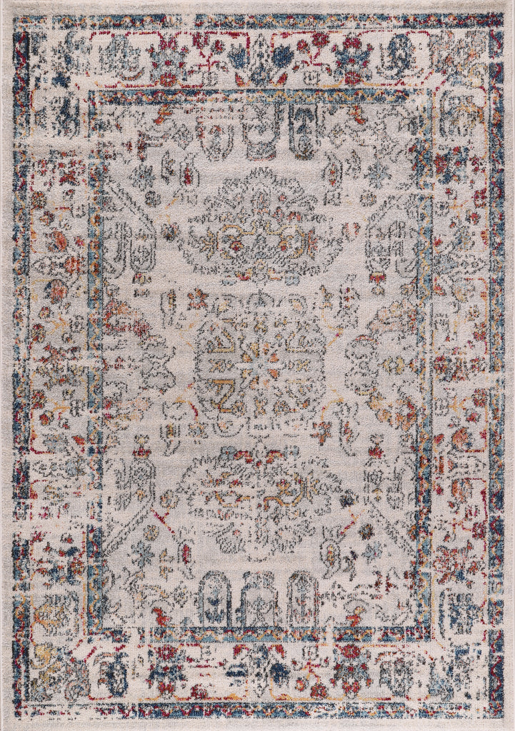 GERMANICA Most Selling Vintage Area Rugs for Living Room, Bedroom, Kitchen - Traditional Turkish Orıental Carpet - Cream - Classicl Desıgn Rug Vintage 7659