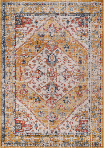 GERMANICA Most Selling Vintage Area Rugs for Living Room, Bedroom, Kitchen - Traditional Turkish Orıental Carpet - Cream - Classicl Desıgn Rug Vintage 7656