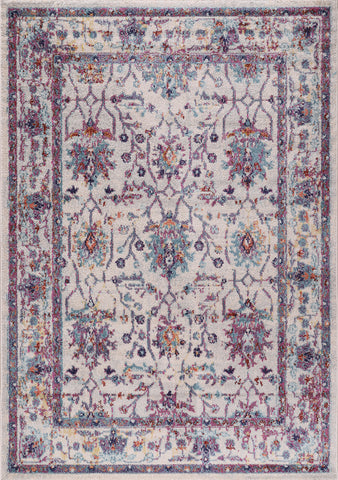 GERMANICA Most Selling Vintage Area Rugs for Living Room, Bedroom, Kitchen - Traditional Turkish Orıental Carpet - Cream - Classicl Desıgn Rug Vintage 7658