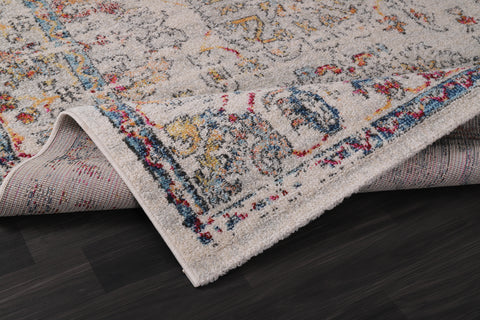 GERMANICA Most Selling Vintage Area Rugs for Living Room, Bedroom, Kitchen - Traditional Turkish Orıental Carpet - Cream - Classicl Desıgn Rug Vintage 7659